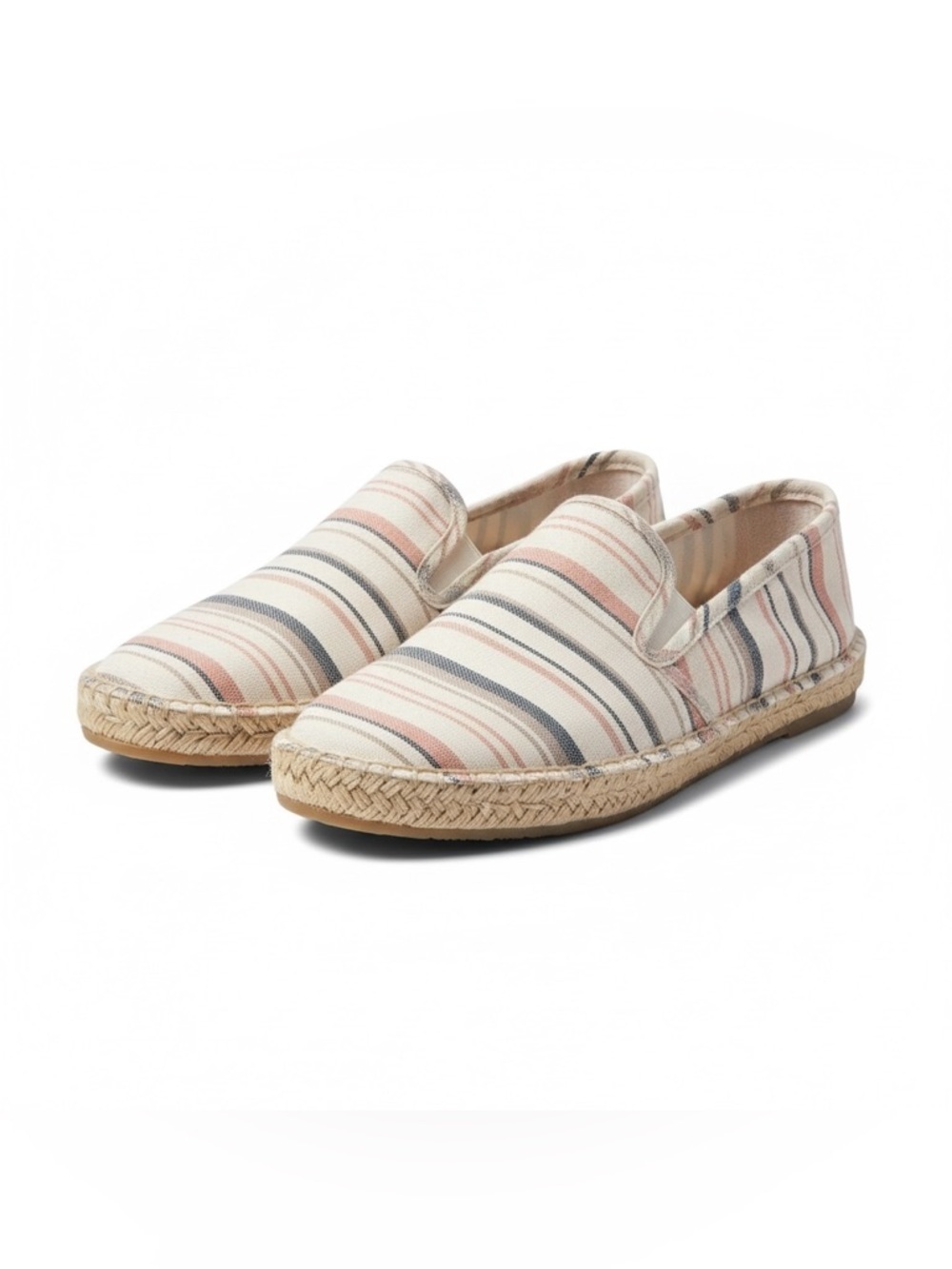 Esprit Multicolor Striped Espadrille Flats